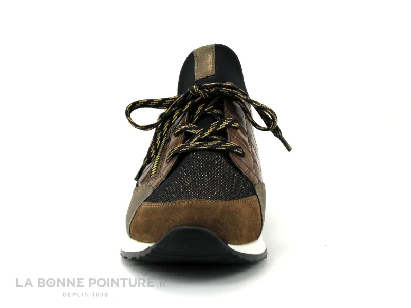 Achat chaussures Remonte Femme Basket, vente Remonte R2529-25 Marron Noir Bronze - Basket ville Femme