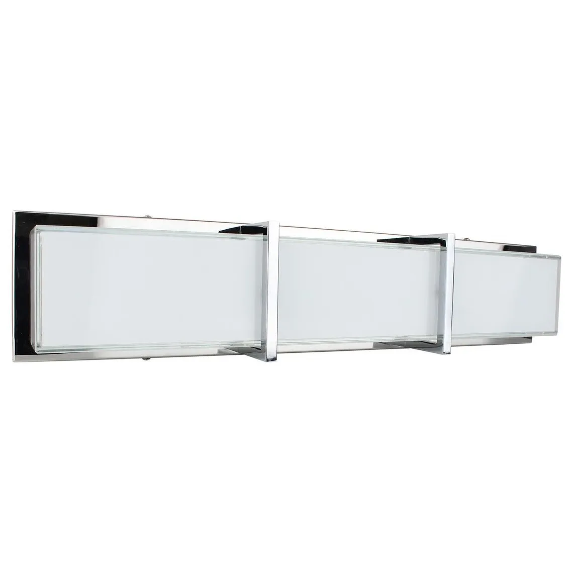 Applique 1xLED 27W Chrome/Blanc  | 3 Suisses