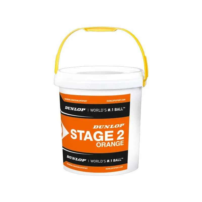 Baril de balles de tennis Dunlop Stage 2