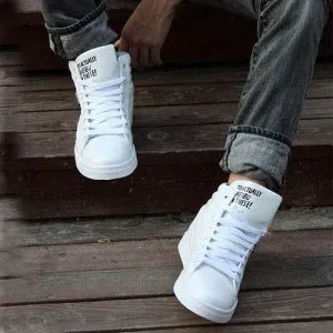 baskets blanches homme