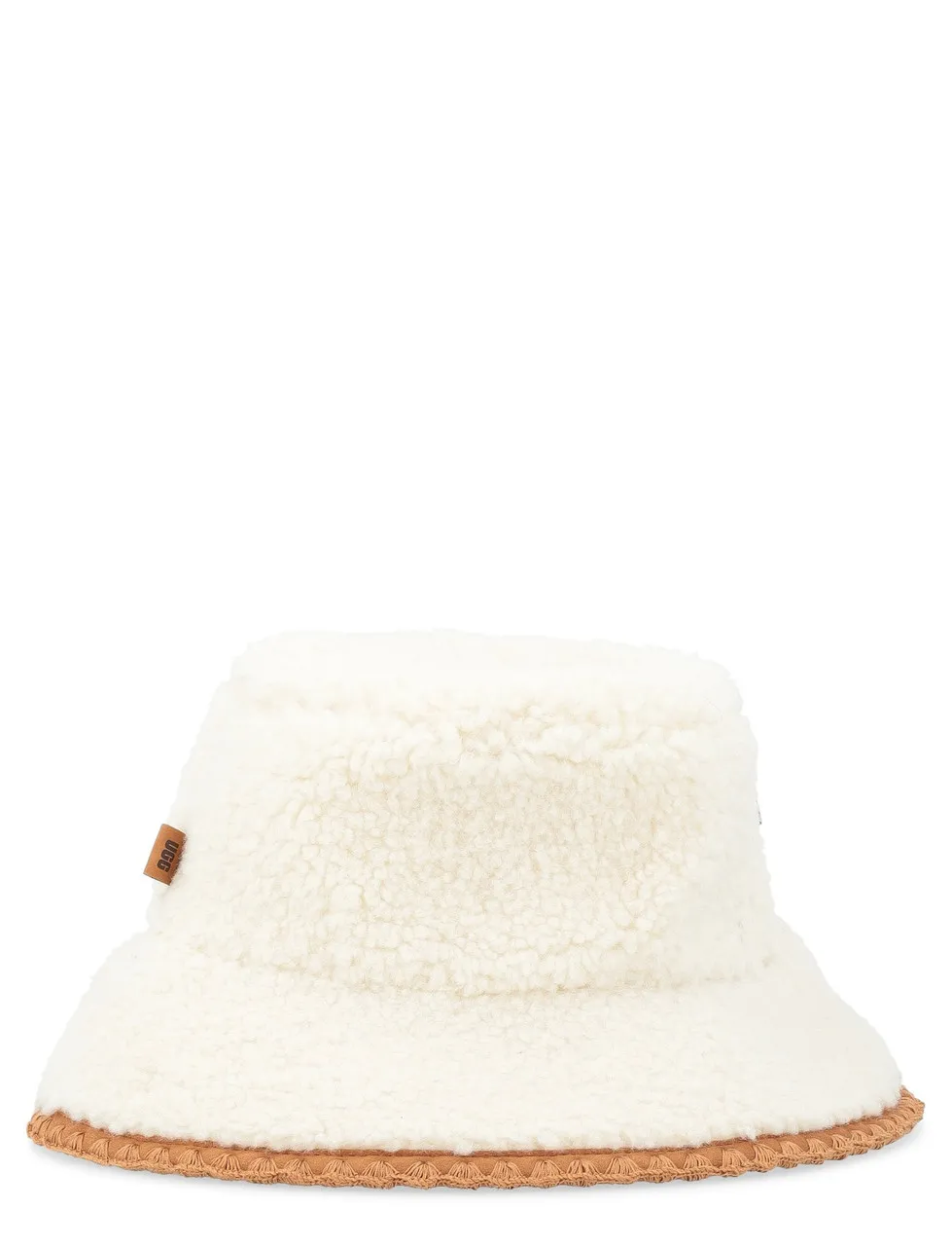 Bonnet de pêcheur UGG en polaire blanche