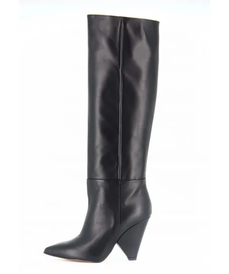 BOTTE CARLA CUIR NOIR