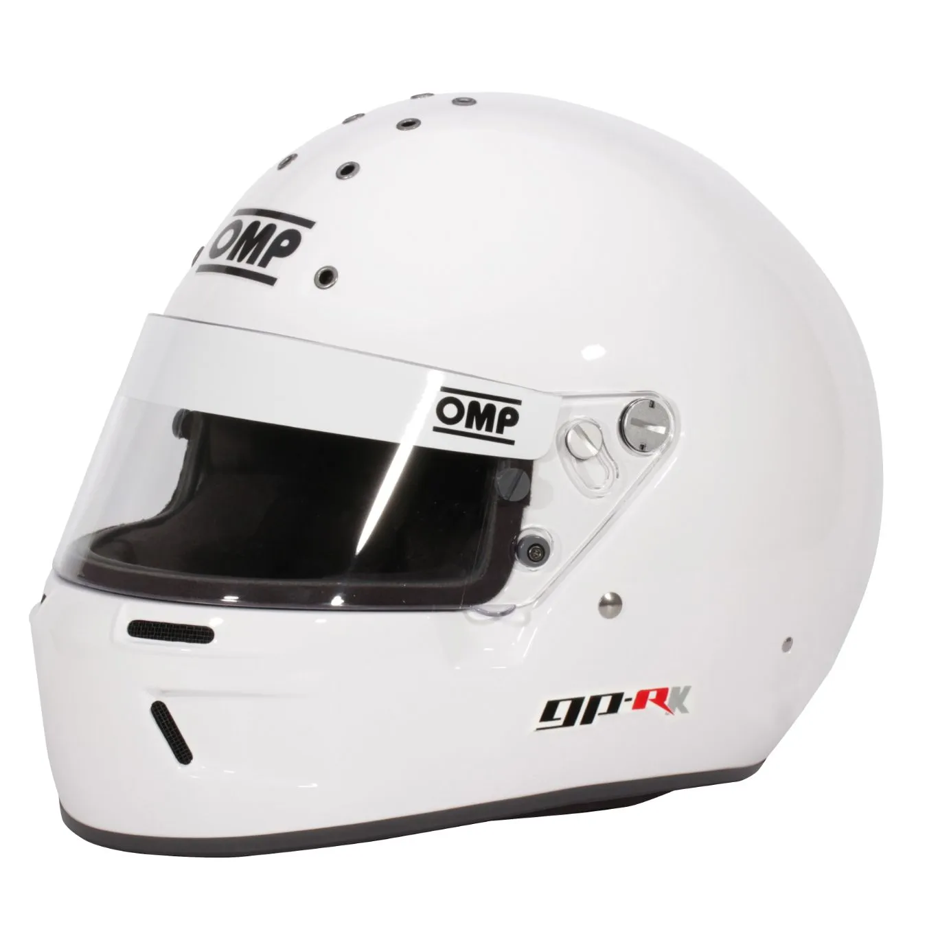 Casque karting OMP GP-R K blanc