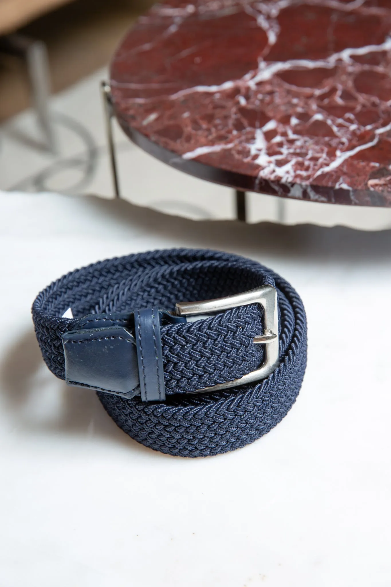 Ceinture tressée celestyn - Marine