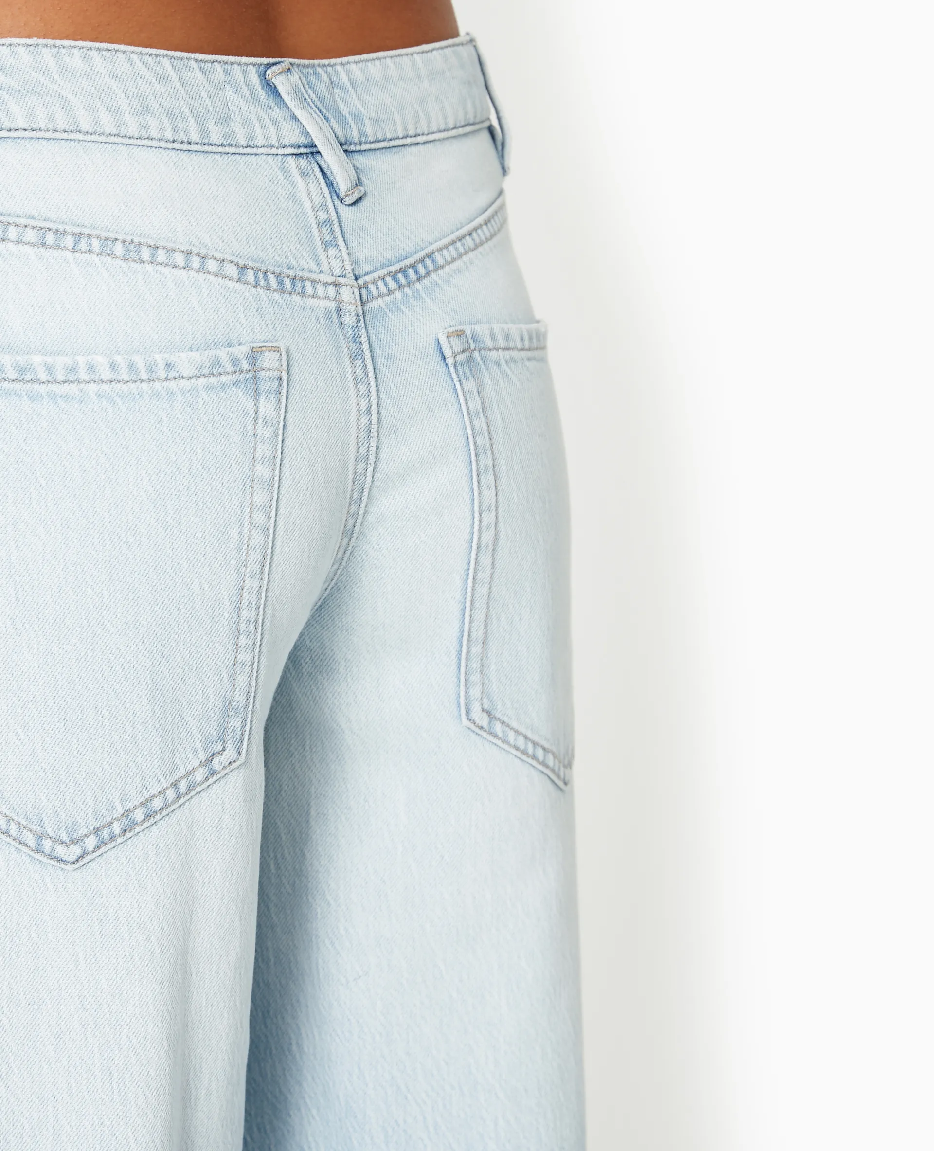 Jean baggy taille haute
