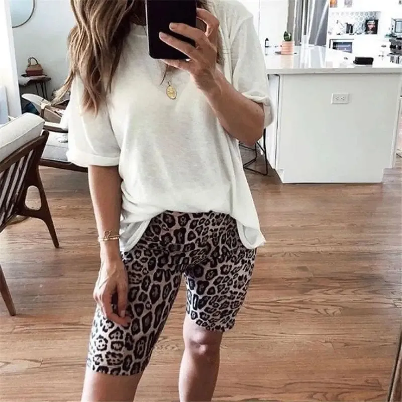 Legging Léopard Femme Cycliste