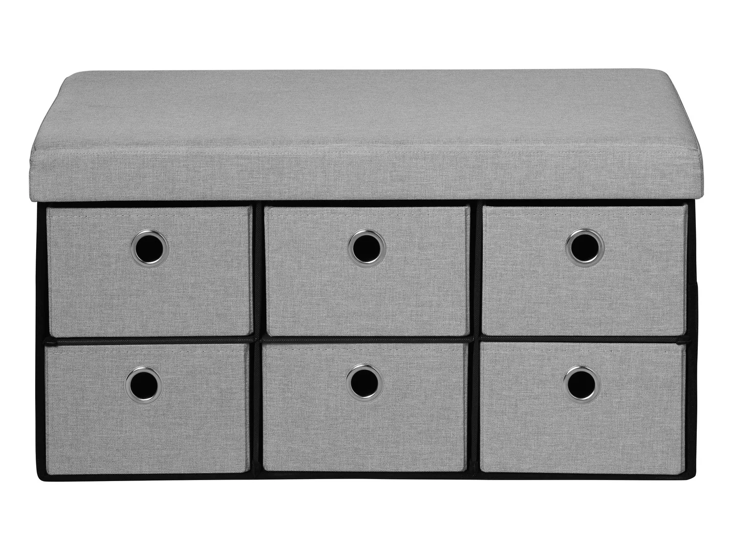 LIVARNO home Banc-coffre de rangement, avec 6 tiroirs