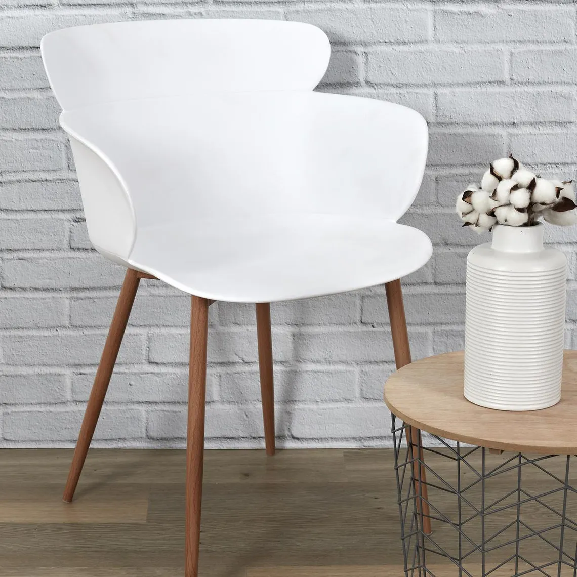 Lot de 2 Fauteuils LORENS Blanc | 3 Suisses