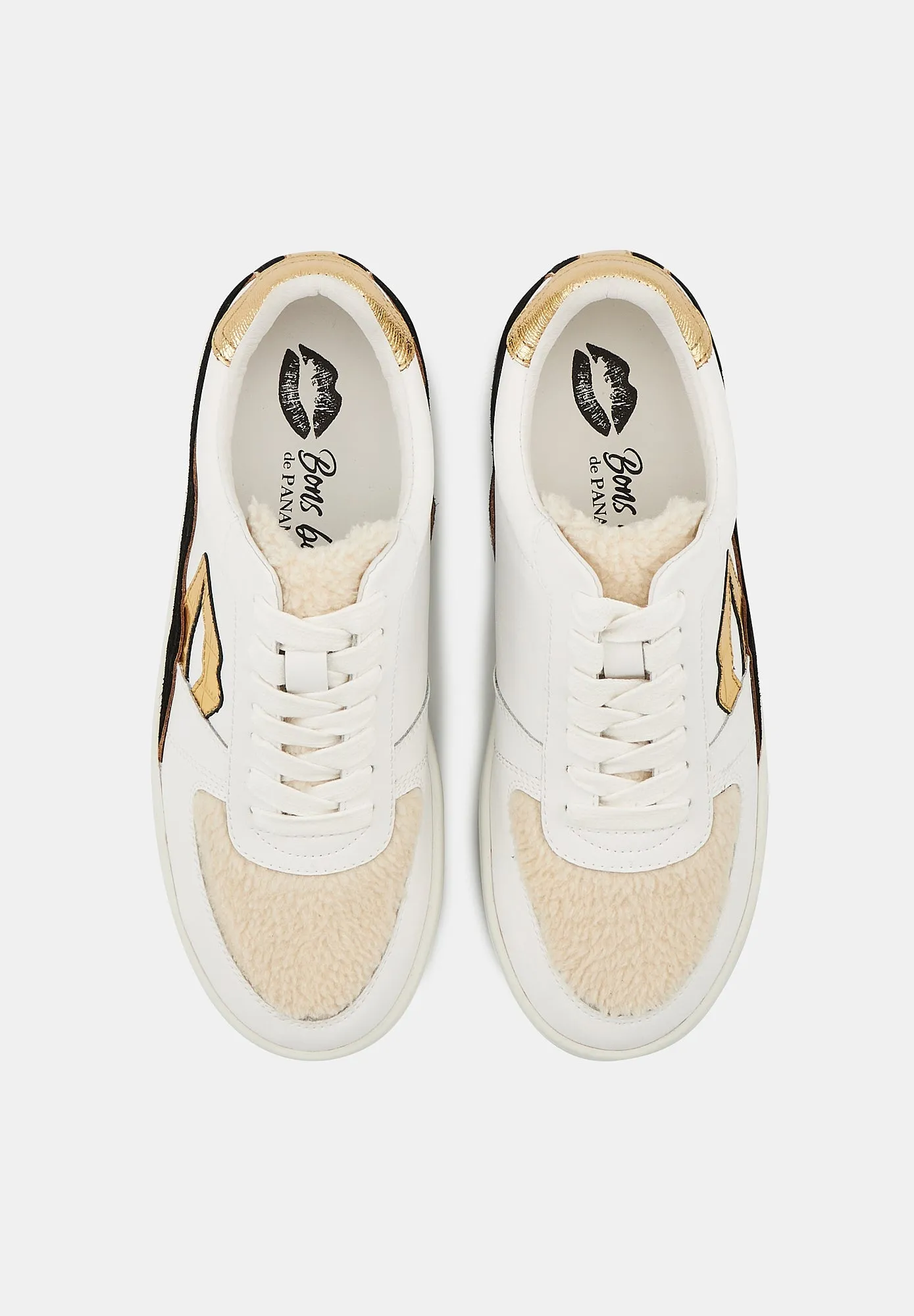 Loulou-Blanc Gold Croco