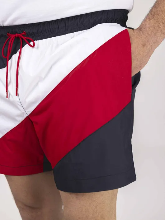 Maillot de Bain Diagonales Tommy Hilfiger Grande Taille  homme grande taille - Capelstore