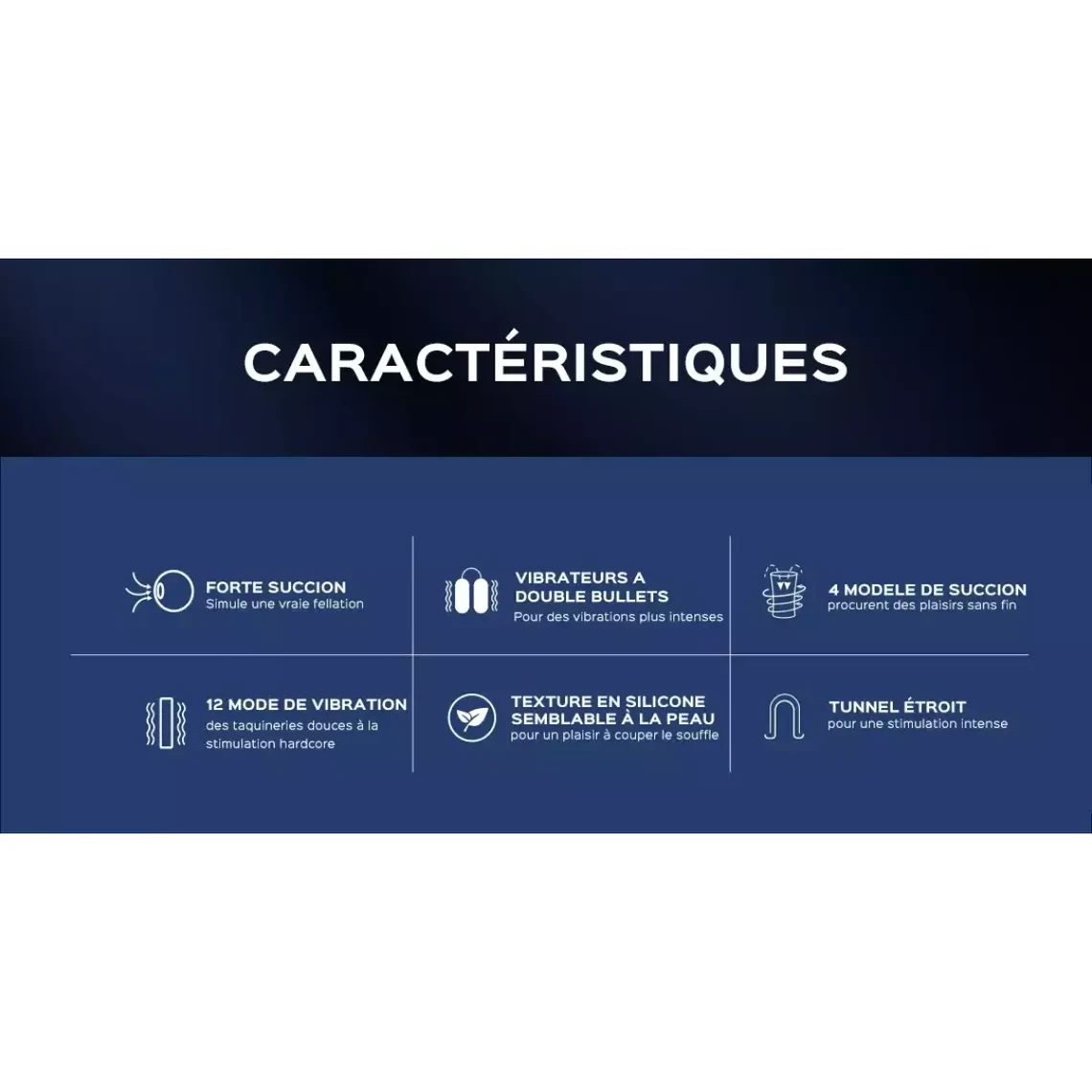 Masturbateur Homme fellation automatique | 3 Suisses