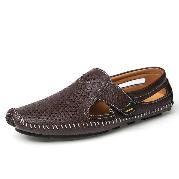 Mocassins Année 2000 à Découpe Vintage pour Homme