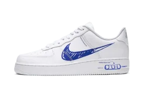 Nike Air Force 1 Low Sketch Blue Swoosh