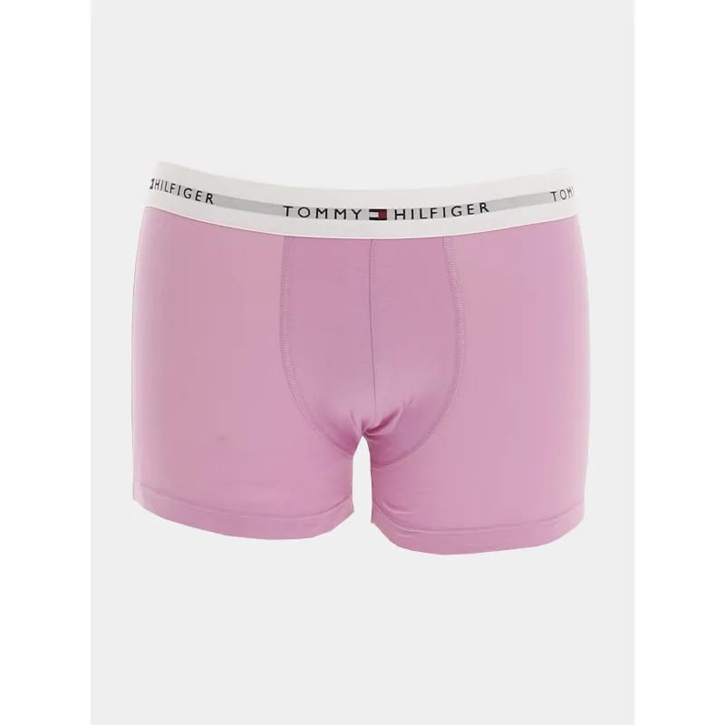 Pack 3 boxers bleu rose orange homme - Tommy Hilfiger | wimod