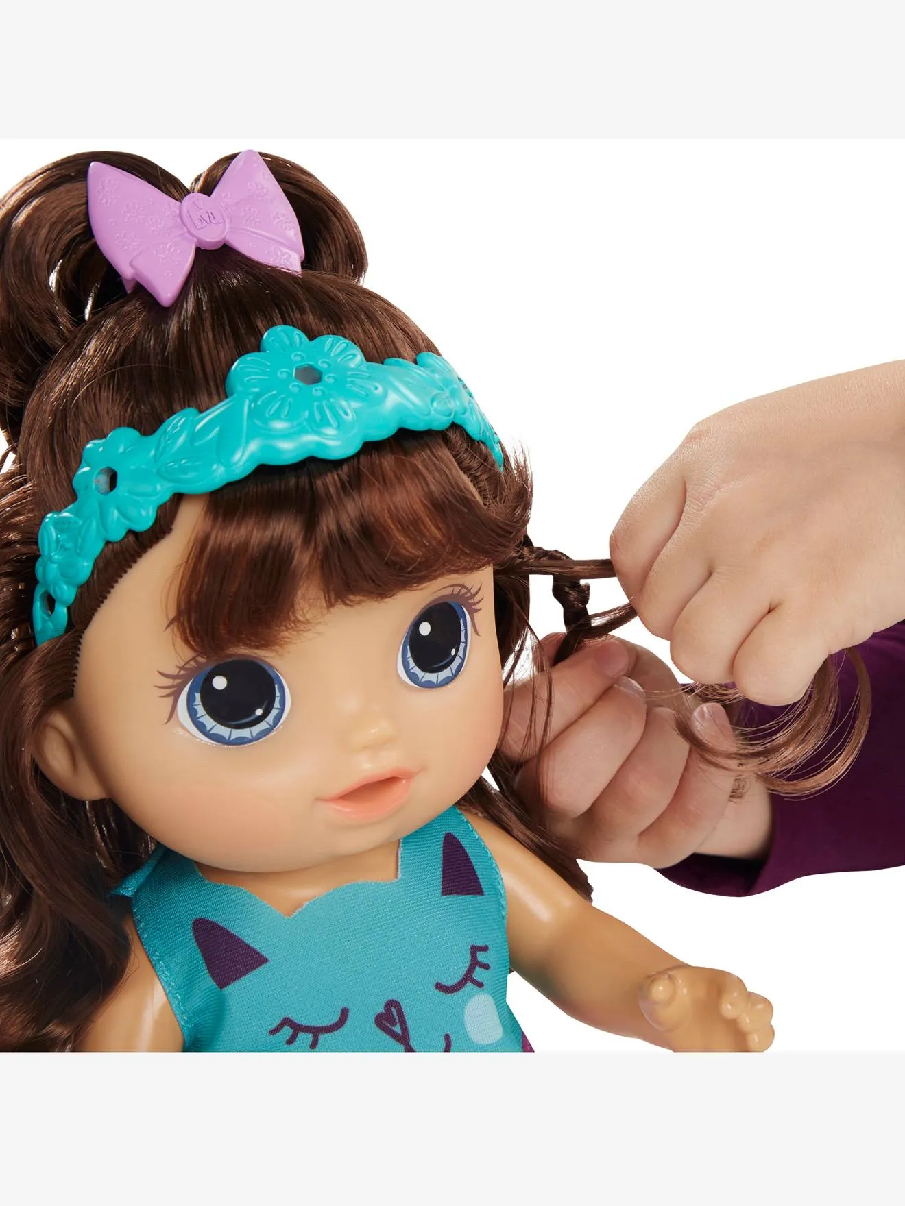Poupée coiffure magique - Baby Alive bleu - Hasbro