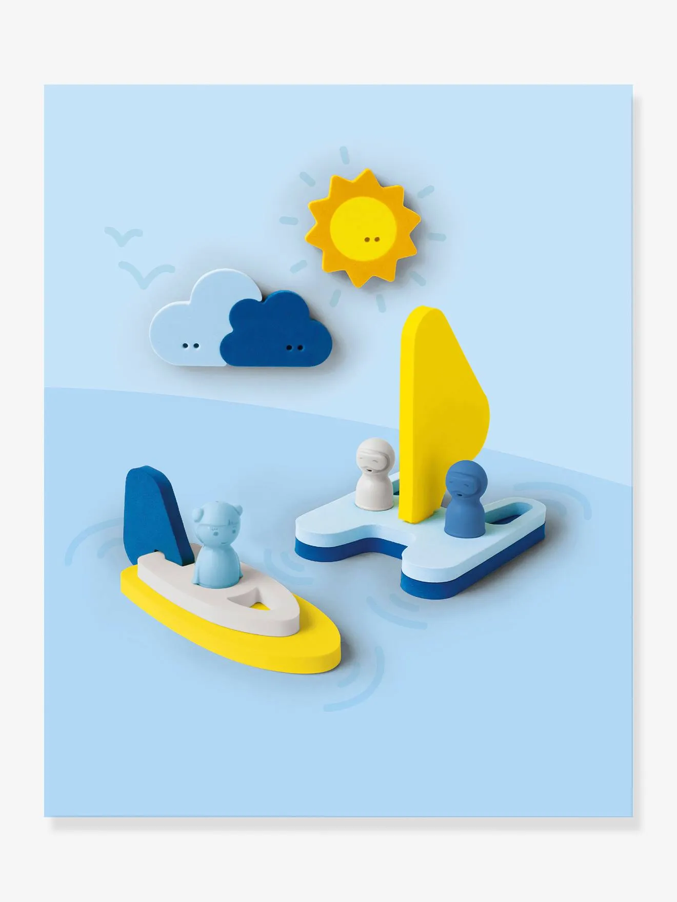 Puzzle de bain Friends - QUUT bleu - Quut
