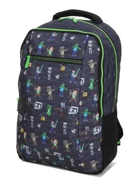 Sac à dos Minecraft Skins Noir  MCTT12MULT  MCTT12MULT