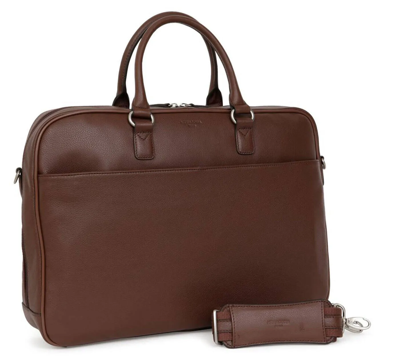 Sacoche cuir vachette chocolat