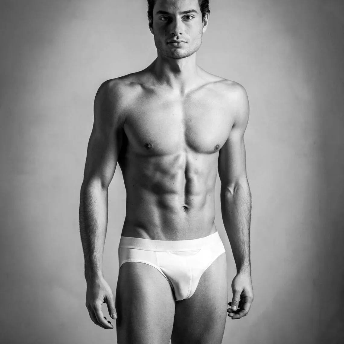 Slip avec ouverture homme en coton et modal blanc Hom - Slip Homme sur MenCorner