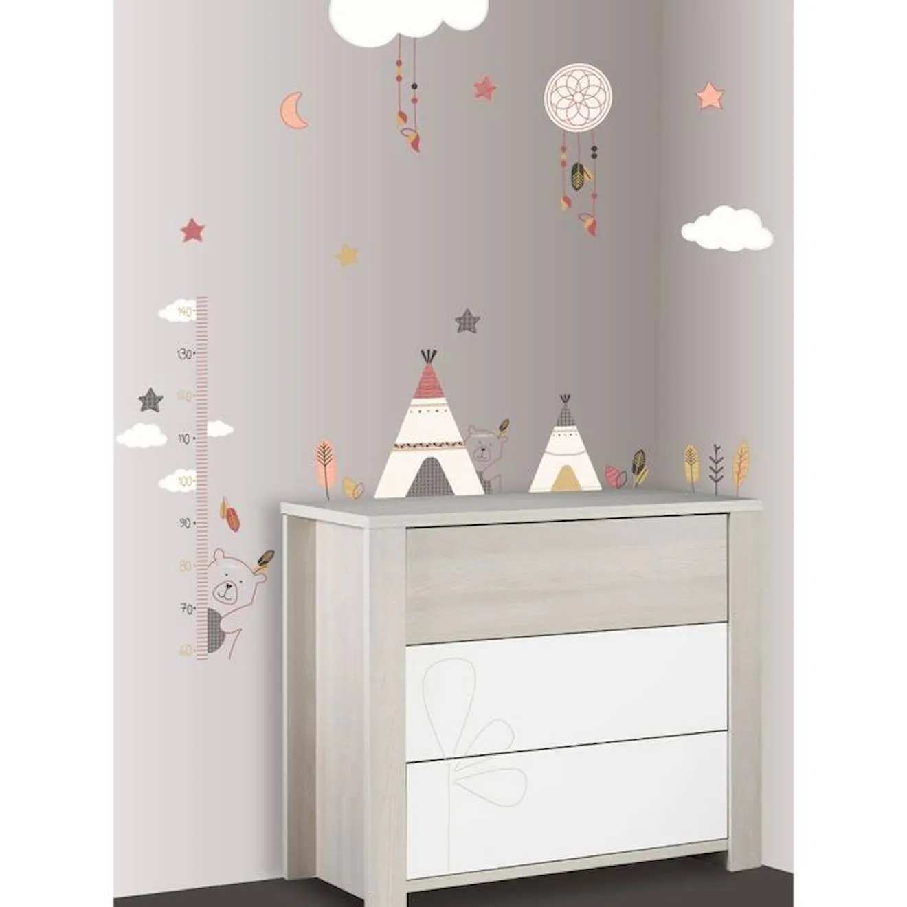 Stickers muraux beige - Sauthon
