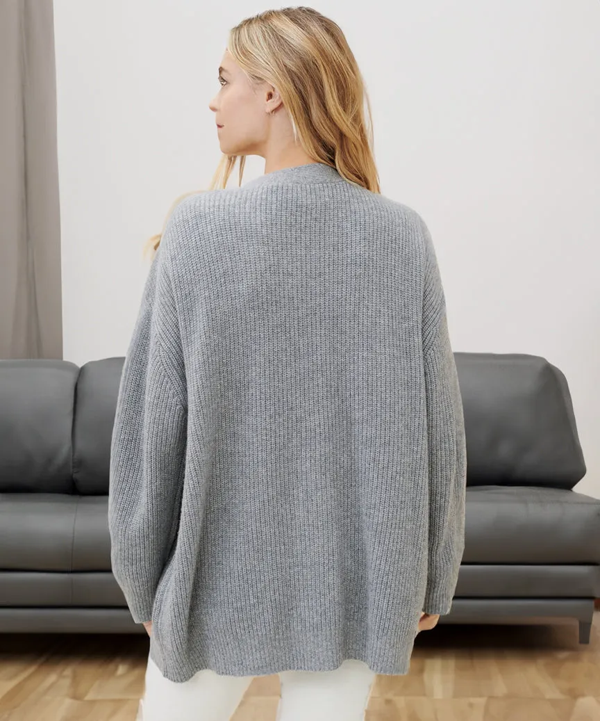 Suzuka | Cardigan tricoté col V