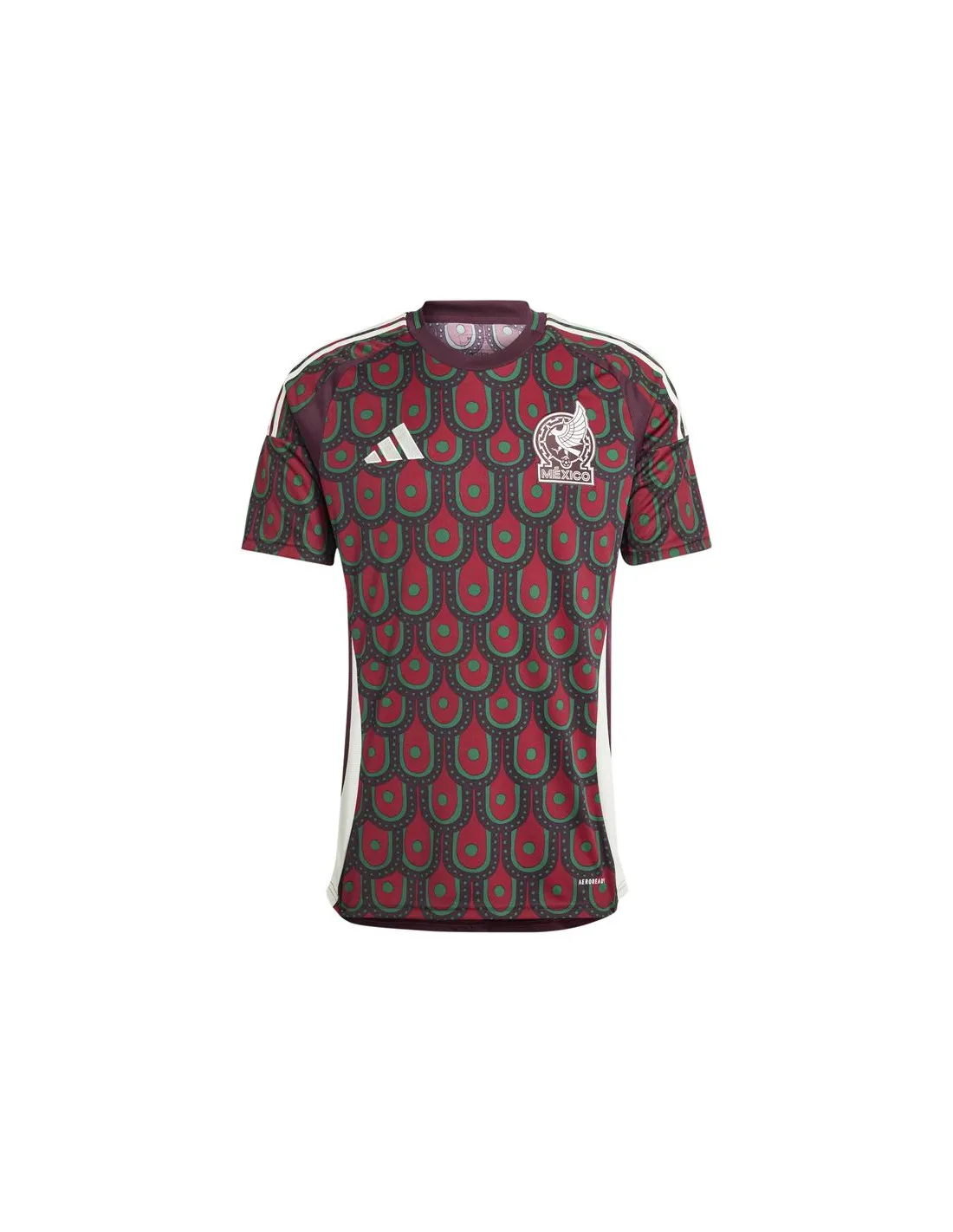 T-shirt Football adidas Homme du Mexique 1stEquipment Garnet
