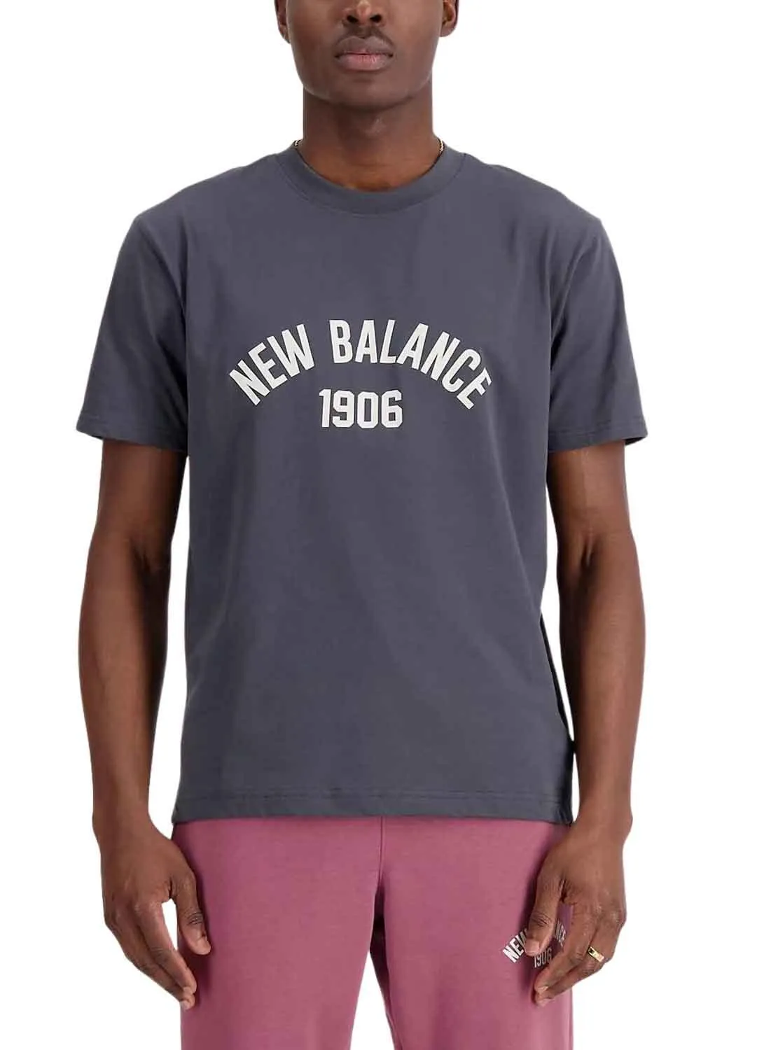 T-Shirt New Balance Essvartee Gris pour Homme