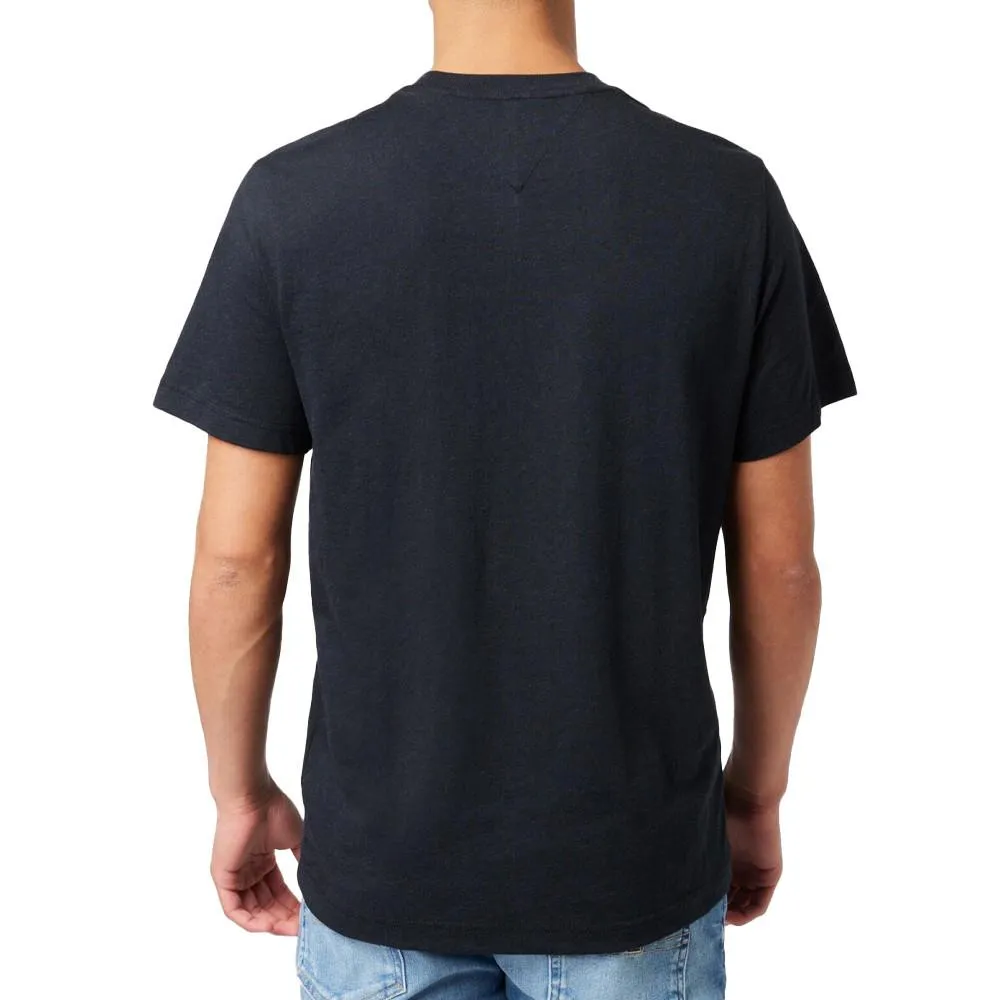 T-shirt Noir Homme Tommy Hilfiger Essential Flag