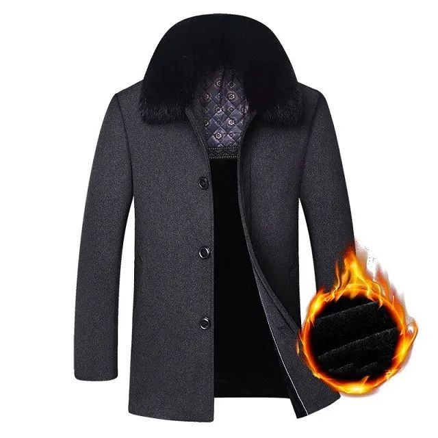 Trench coat en laine homme - Look Homme