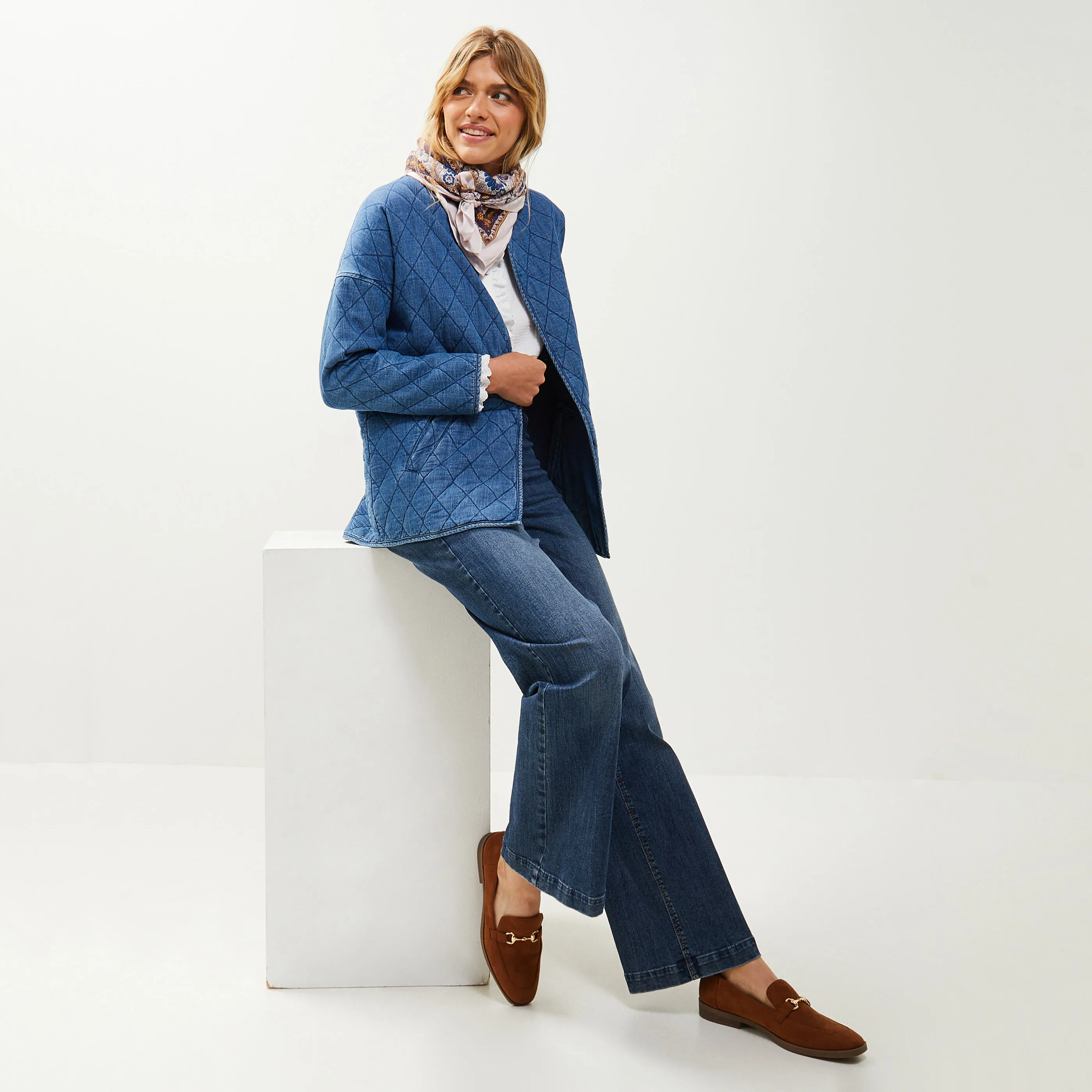 Veste matelassé femme